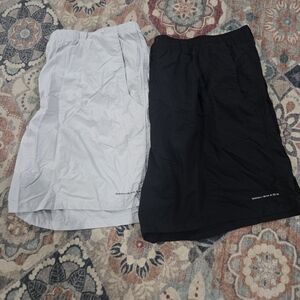 Columbia Light Gray & Black Backcast IV PFG Watershorts Omni Shade Bundle 3X